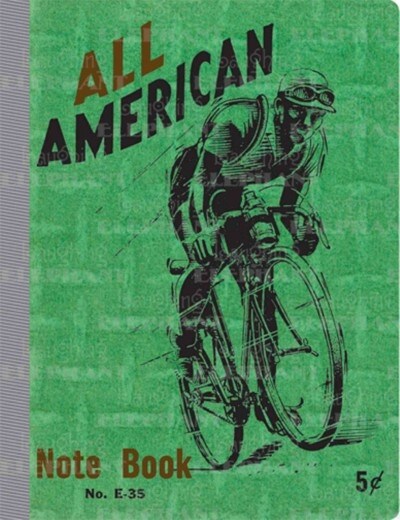 Bicyclist Vintage Notebook (Paperback, NOV)