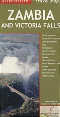 Globetrotter Travel Map Zambia and Victoria Falls (Map, 3rd, FOL)