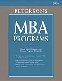 Petersons MBA Programs 2009 (Hardcover)