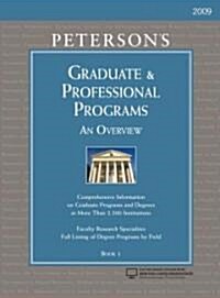 Petersons Graduate & Professional Programs 2009 (Hardcover, 43th)