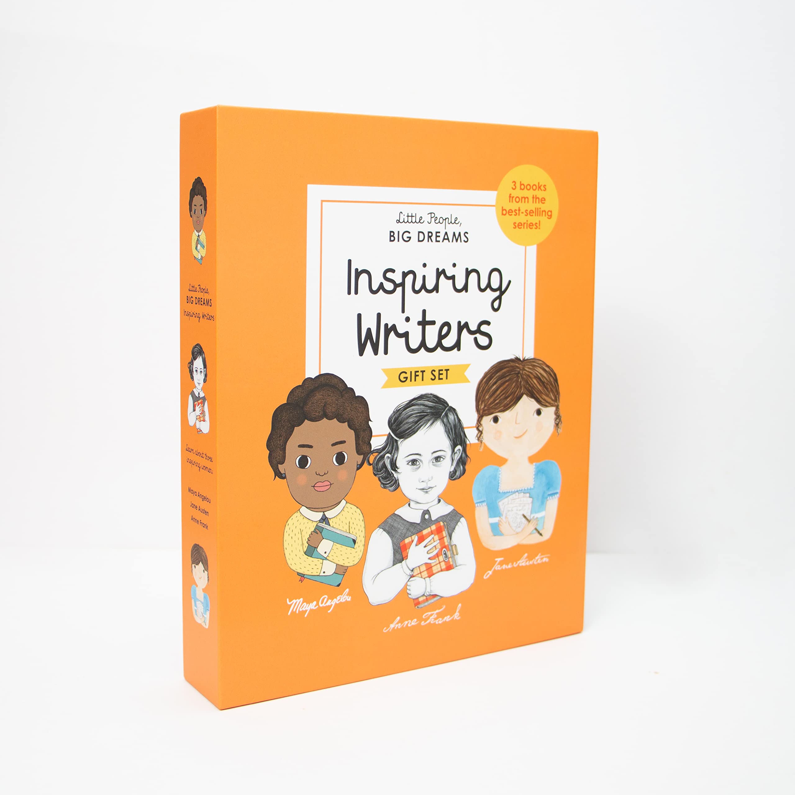 Little People, BIG DREAMS: Inspiring Writers : 3 books from the best-selling series! Maya Angelou - Anne Frank - Jane Austen (Hardcover)