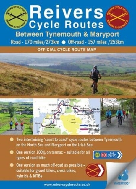 Reivers Cycle Routes - On and Off-road (waterproof) (Sheet Map, folded)