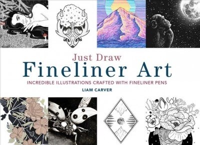 Just Draw Fineliner Art : Incredible Illustrations Crafted With Fineliner Pens (Paperback)