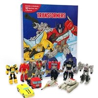 Transformers My Busy Book (Board Book + 피규어 10개 + 플레이매트)