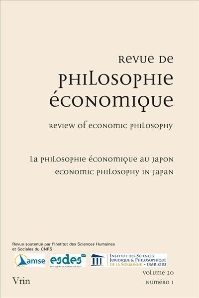 La Philosophie Economique Au Japon / Economic Philosophy in Japan (Paperback)