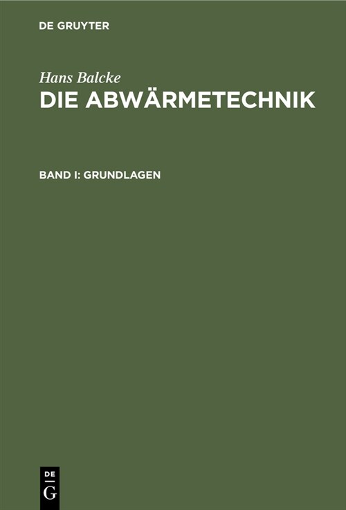Grundlagen (Hardcover, Reprint 2019)