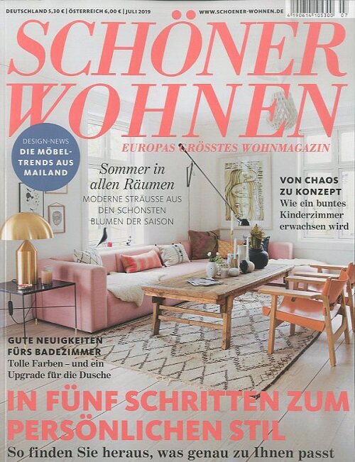 Schoner Wohnen (월간 독일판): 2019년 07월호