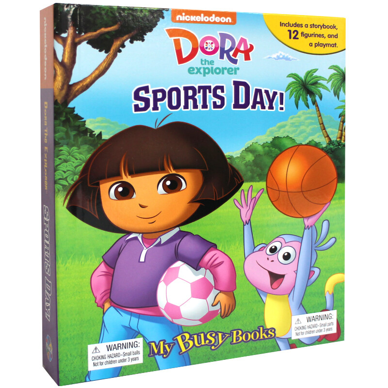 Dora the Explorer Sports Day! My Busy Book 도라 익스플로러 스포츠 데이 비지북