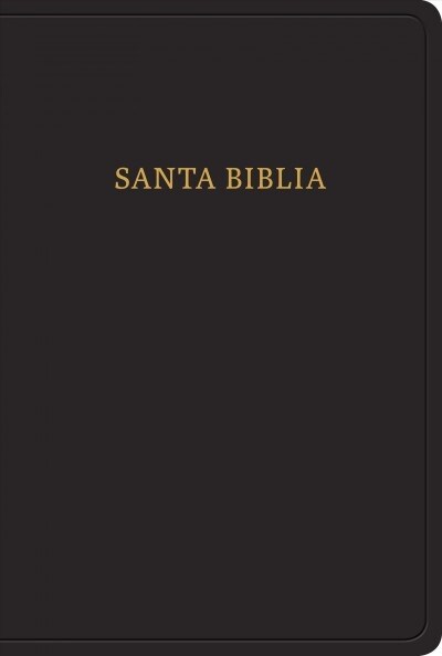 Rvr 1960 Biblia Letra Grande Tama? Manual, Negro Imitaci? Piel: Santa Biblia (Imitation Leather)