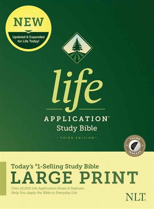 NLT Life Application Study Bible, Third Edition, Large Print (Hardcover, Indexed) (Hardcover)