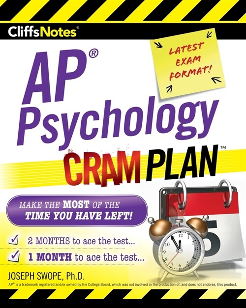 Cliffsnotes Ap Psychology Cram Plan (Paperback)