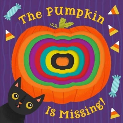 The Pumpkin Is Missing! Board Book with Die-Cut Reveals (Board Books)
