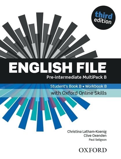 English File: Pre-Intermediate: Students Book/Workbook MultiPack B with Oxford Online Skills (Multiple-component retail product, 3 Revised edition)