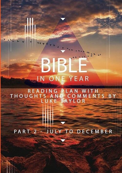 The Bible in a year - Part 2 July - December Reading plan with thoughts and comments by Luke Taylor (Paperback)