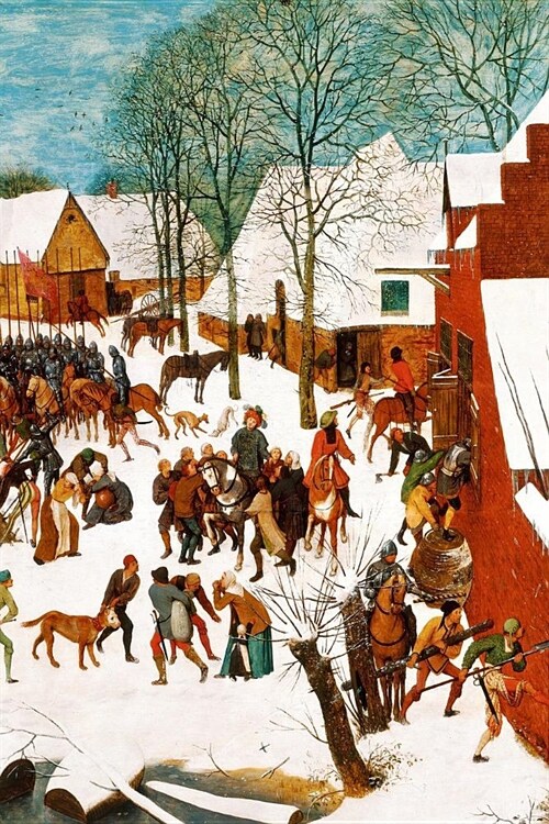 Art Journal: Pieter Bruegel the Elder - Massacre of the Innocents - Art Cover College Ruled Notebook 110 Pages (Paperback)