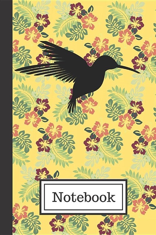 Notebook: Hummingbird Notebook - Lined Notebook for Men and Women (120 pages) (Paperback)