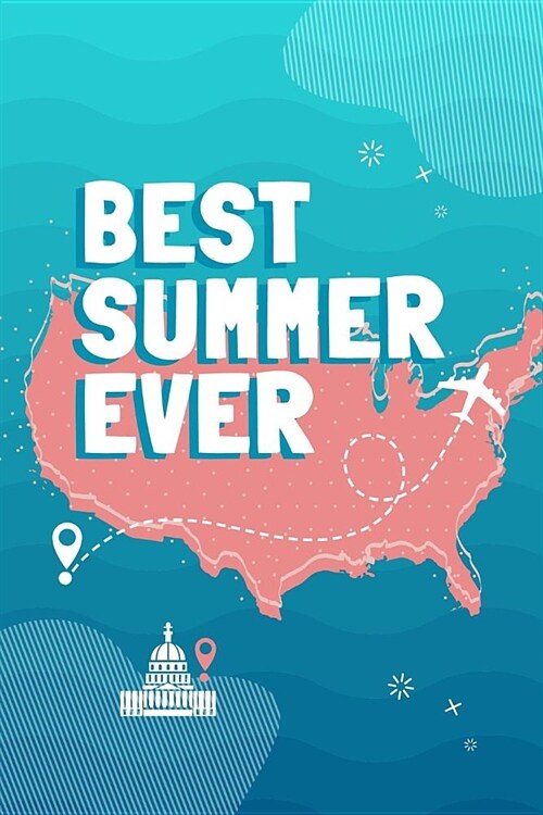 Best Summer Ever: A 120 Pages, 6 x 9 Dot-grid Travel Diary for Your Trip to Asia (Paperback)