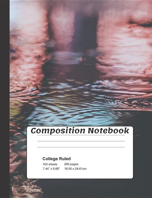 Composition Notebook: Rainy Day Weather Watching Storm Chaser Notebook Journal 100 college rules pages (Paperback)