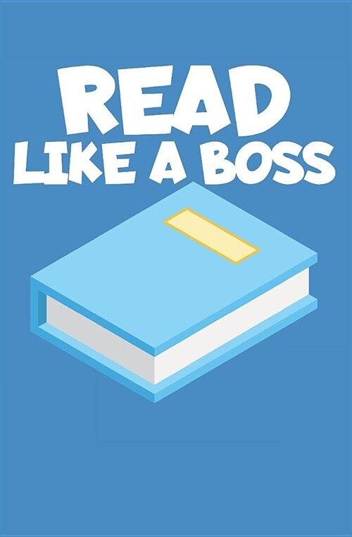 Read like a boss: Notizbuch mit Zeilen und Seitenzahlen (Paperback)