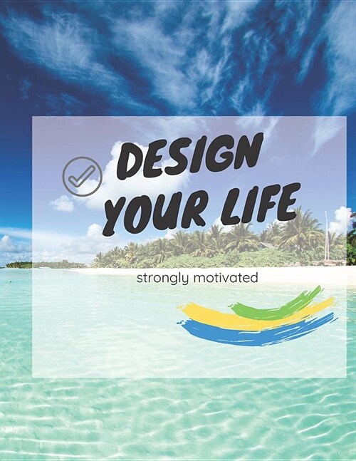 Design your life: Holiday pattern notebook lines journal for goals (Paperback)