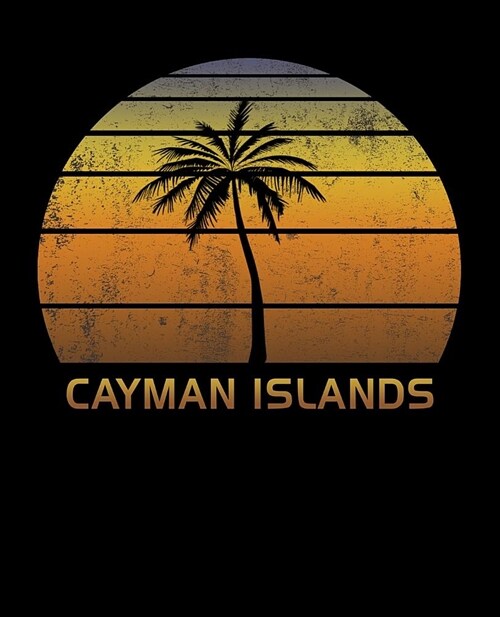 Cayman Islands: Notebook Lined College Ruled Paper For Taking Notes. Stylish Journal Diary 7.5 x 9.25 Inch Soft Cover. For Home, Work (Paperback)