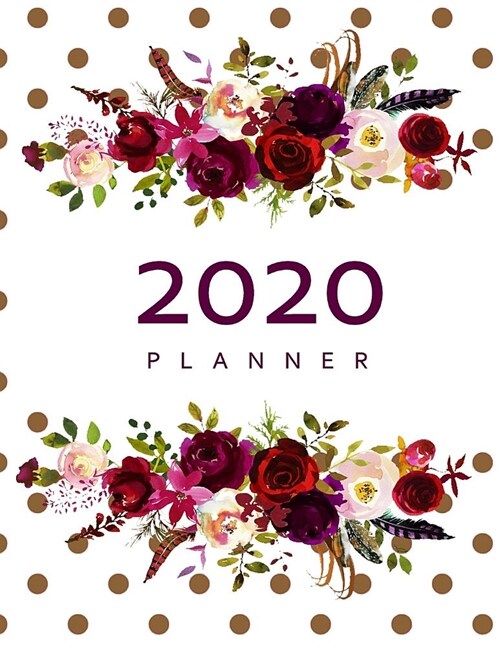 2020 Planner: January-December 2020 12-monthly Calendar Schedule Organizer with Inspirational Quotes 48-Weekly Planner Blank and Lin (Paperback)