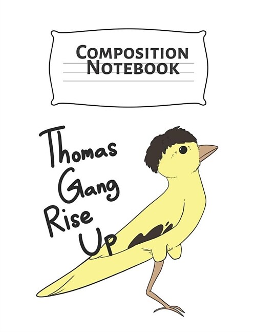 Composition Notebook 8.5 x 11 110 Pages: Composition Journal for School, Bird Watching, Pet Canary (Paperback)