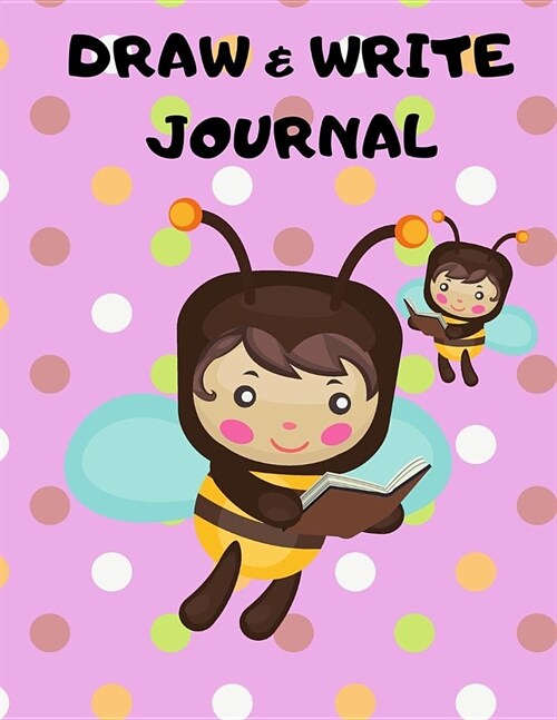 Draw and Write Journal: Primary Ruled Book: 1 inch Handwriting Lines, Drawing Space above (Paperback)