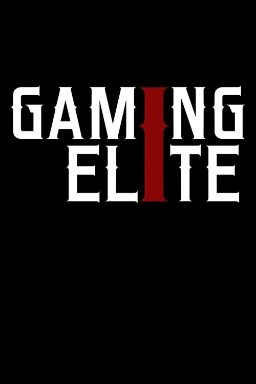 Gaming Elite: Notebook Journal Diary 110 Lined pages (Paperback)