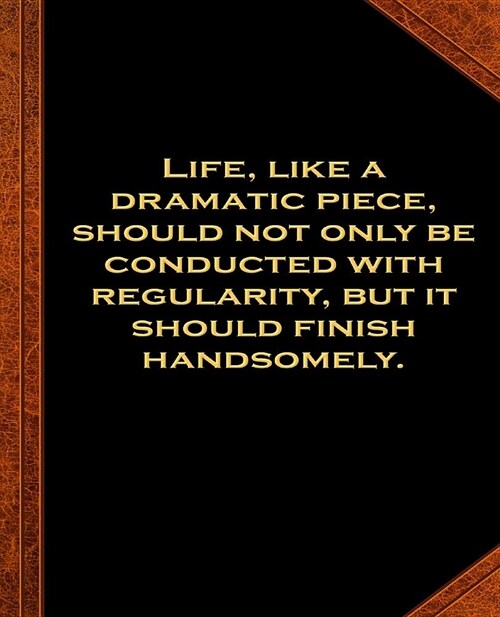 Ben Franklin Quote Life Dramatic Piece Vintage Style School Composition Book: (Notebook, Diary, Blank Book) (Famous Quotes Composition Books Notebooks (Paperback)