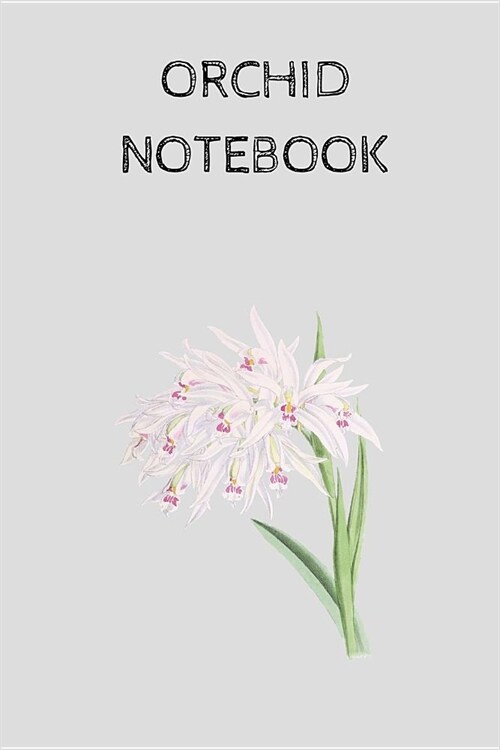 Orchid Notebook: small lined Notebook / Journal to write in (6 x 9) (Paperback)