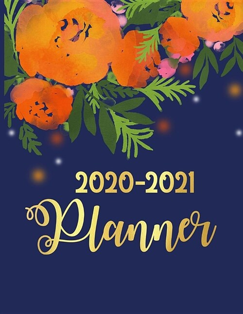 2020-2021 Planner: 2-year Planner 24-Monthly Calendar Schedule with Inspirational Quotes Lined and Bullet Journal to write Unique Customi (Paperback)