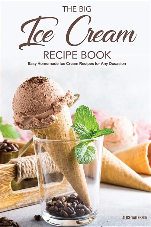 The Big Ice Cream Recipe Book: Easy Homemade Ice Cream Recipes for Any Occasion (Paperback)