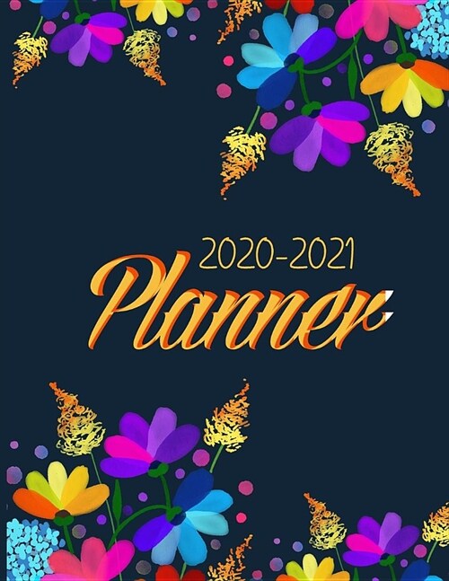 2020-2021 Planner: 2-year Planner 24-Monthly Calendar Schedule with Inspirational Quotes Lined and Bullet Journal to write Unique Customi (Paperback)