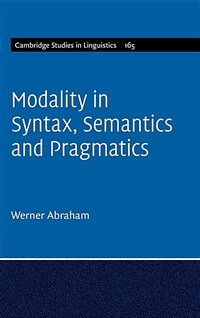 Modality in syntax, semantics and pragmatics