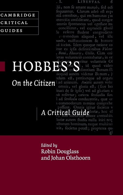Hobbess On the Citizen : A Critical Guide (Hardcover)