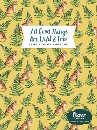 All Good Things Are Wild and Free Wrapping Paper and Gift Tags (Paperback)