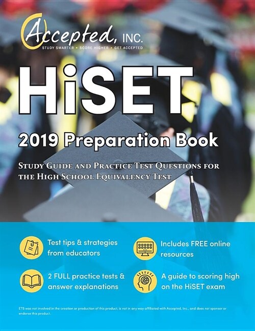 HISET 2019 Preparation Book: Study Guide and Practice Test Questions for the High School Equivalency Test (Paperback)