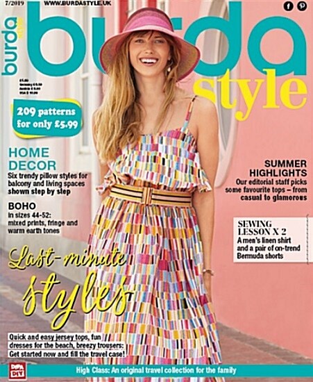 Burda Style (월간 영국판): 2019년 07월호