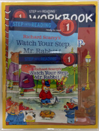 Richard Scarry's Watch Your Step, Mr. Rabbit (Book+CD+Workbook) - Step into Reading Step 1