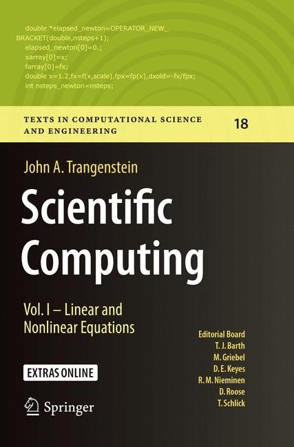 Scientific Computing: Vol. I - Linear and Nonlinear Equations (Paperback, Softcover Repri)