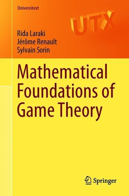 Mathematical Foundations of Game Theory (Paperback, 2019)