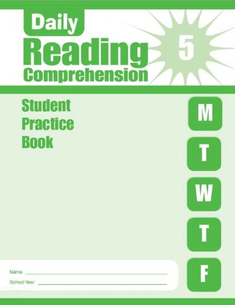 [중고] Daily Reading Comprehension, Grade 5 Student Edition Workbook (5-Pack) (Paperback)