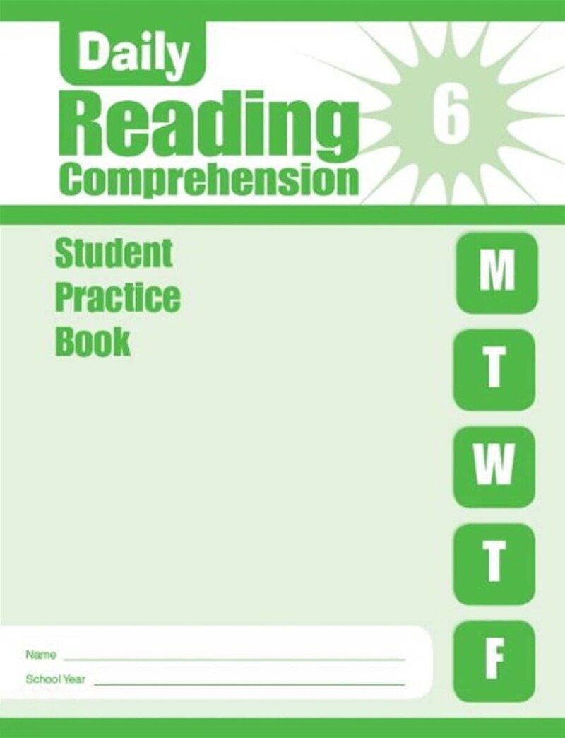 Daily Reading Comprehension, Grade 6 Student Edition Workbook (5-Pack) (Paperback)