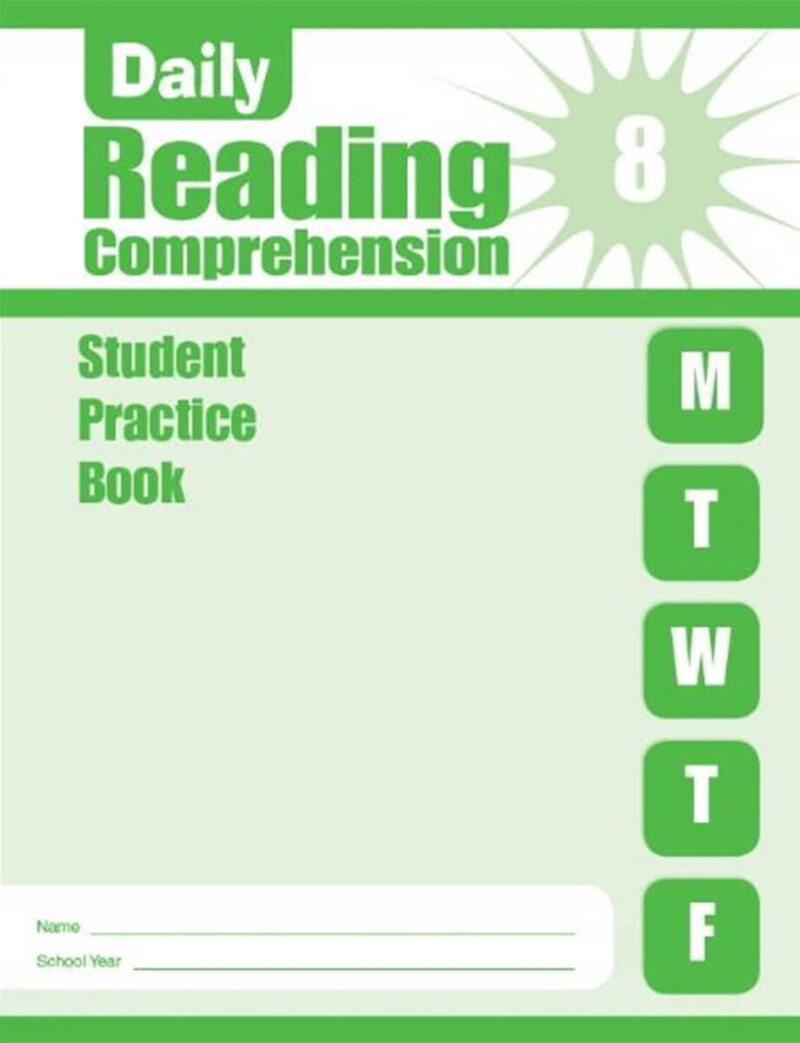 Daily Reading Comprehension, Grade 8 Student Edition Workbook (5-Pack) (Paperback)