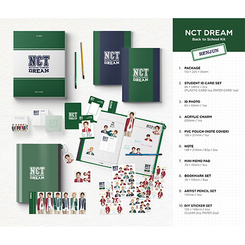 [굿즈] 엔시티 드림 - 2019 NCT DREAM Back to School Kit [RENJUN ver.]