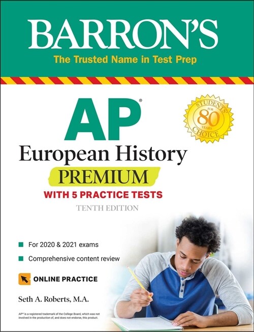AP European History Premium: With 5 Practice Tests (Paperback, 10)