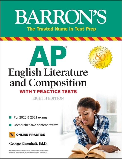 [중고] AP English Literature and Composition: With 7 Practice Tests (Paperback, 8)