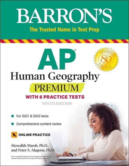 AP Human Geography Premium: With 4 Practice Tests (Paperback, 8)