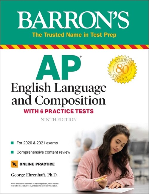 [중고] AP English Language and Composition: With 6 Practice Tests (Paperback, 9)